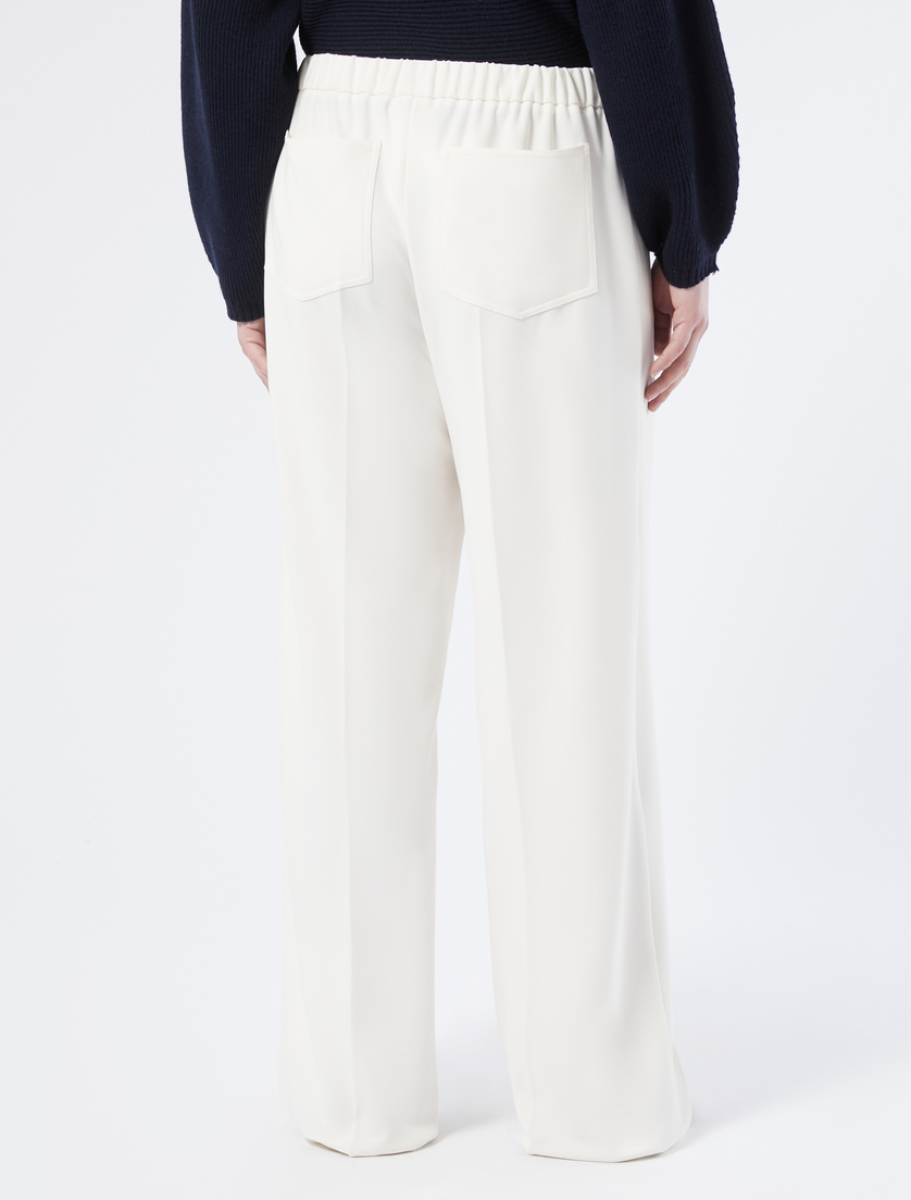 Scuba jersey trousers - IVORY - Marina Rinaldi - 4 Scuba jersey trousers - IVORY - Marina Rinaldi - 4