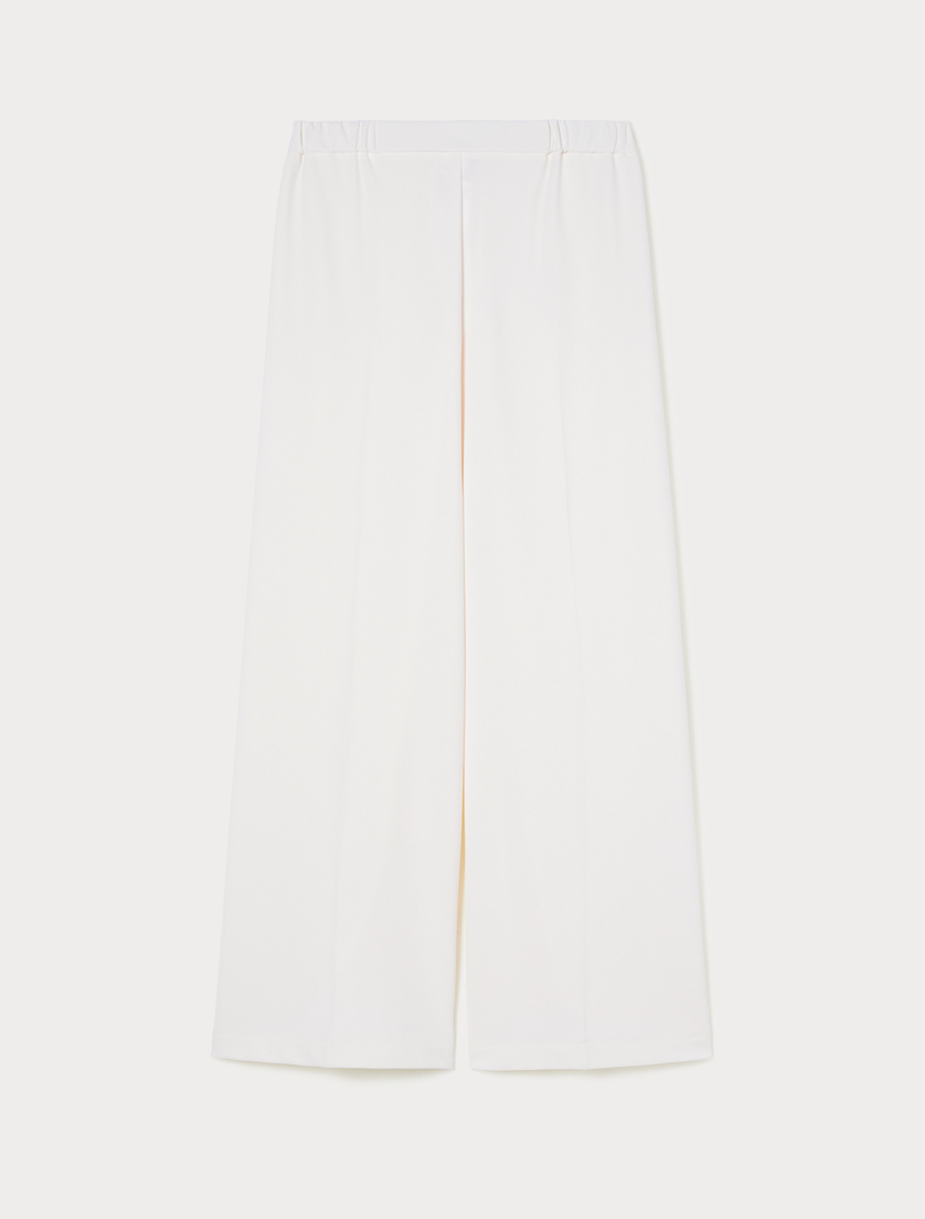 Scuba jersey trousers - IVORY - Marina Rinaldi Scuba jersey trousers - IVORY - Marina Rinaldi