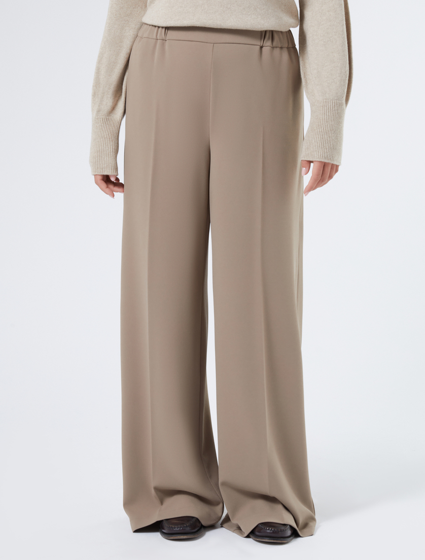 Scuba jersey trousers - TURTLEDOVE - Marina Rinaldi - 3 Scuba jersey trousers - TURTLEDOVE - Marina Rinaldi - 3