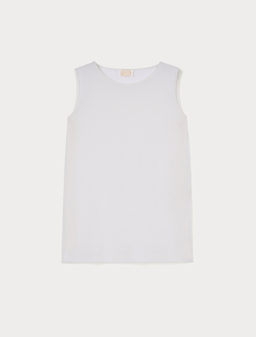 Tulle jersey top - IVORY - Marina Rinaldi - 3 Tulle jersey top - IVORY - Marina Rinaldi - 3