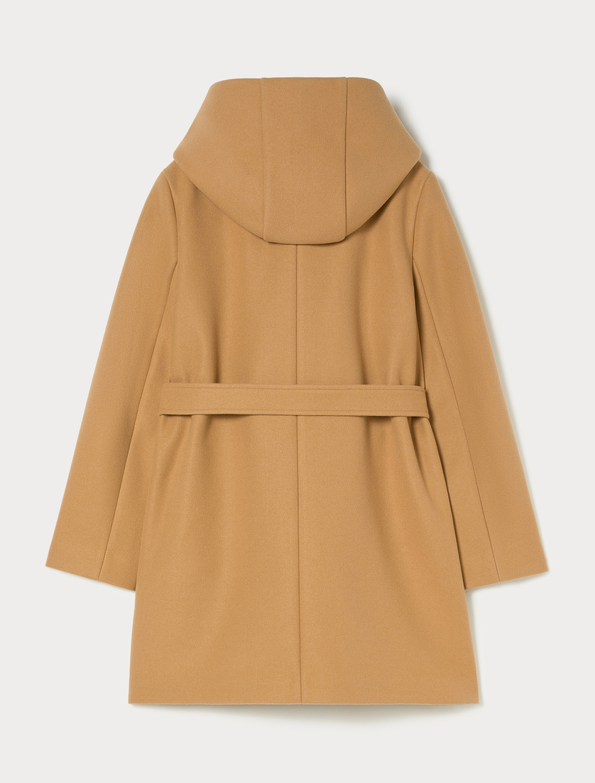 Coat in jersey cloth - CAMEL - Marina Rinaldi - 4 Coat in jersey cloth - CAMEL - Marina Rinaldi - 4
