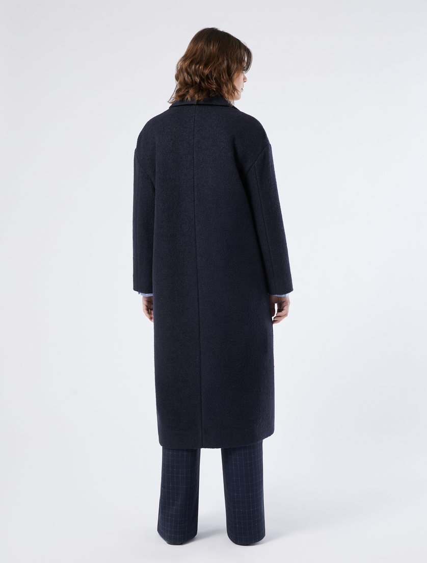 Coat in jersey cloth - MIDNIGHTBLUE - Marina Rinaldi - 4 Coat in jersey cloth - MIDNIGHTBLUE - Marina Rinaldi - 4