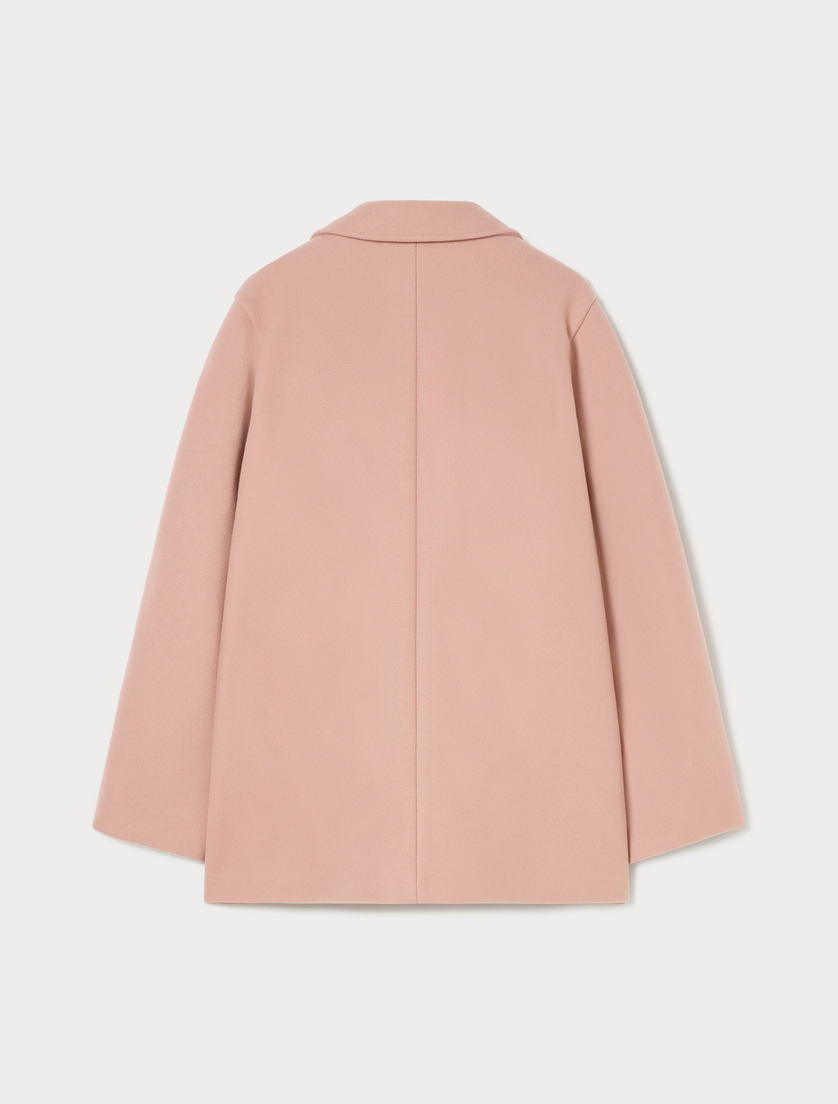 Jersey cloth pea coat - ANTIQUE ROSE - Marina Rinaldi - 4