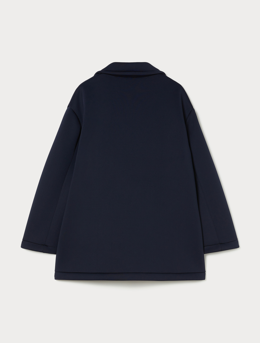 Scuba pea coat - ULTRAMARINE - Marina Rinaldi - 4