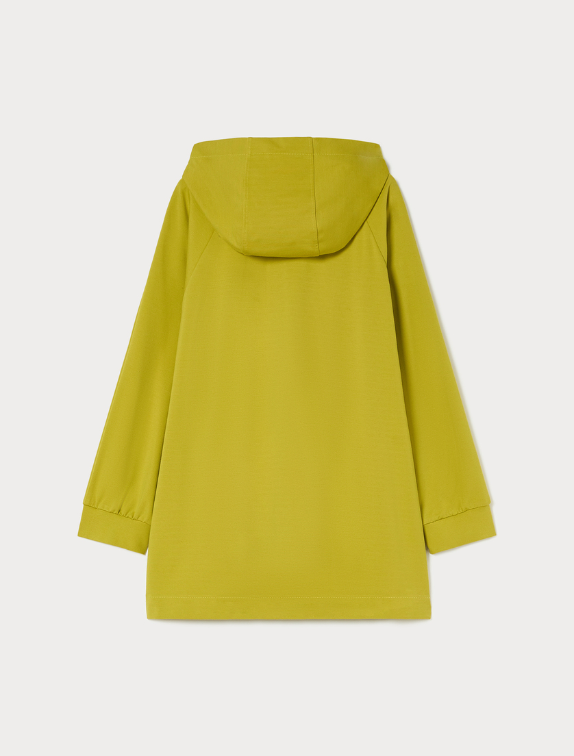 Jersey sweatshirt - LIME GREEN - Marina Rinaldi - 4