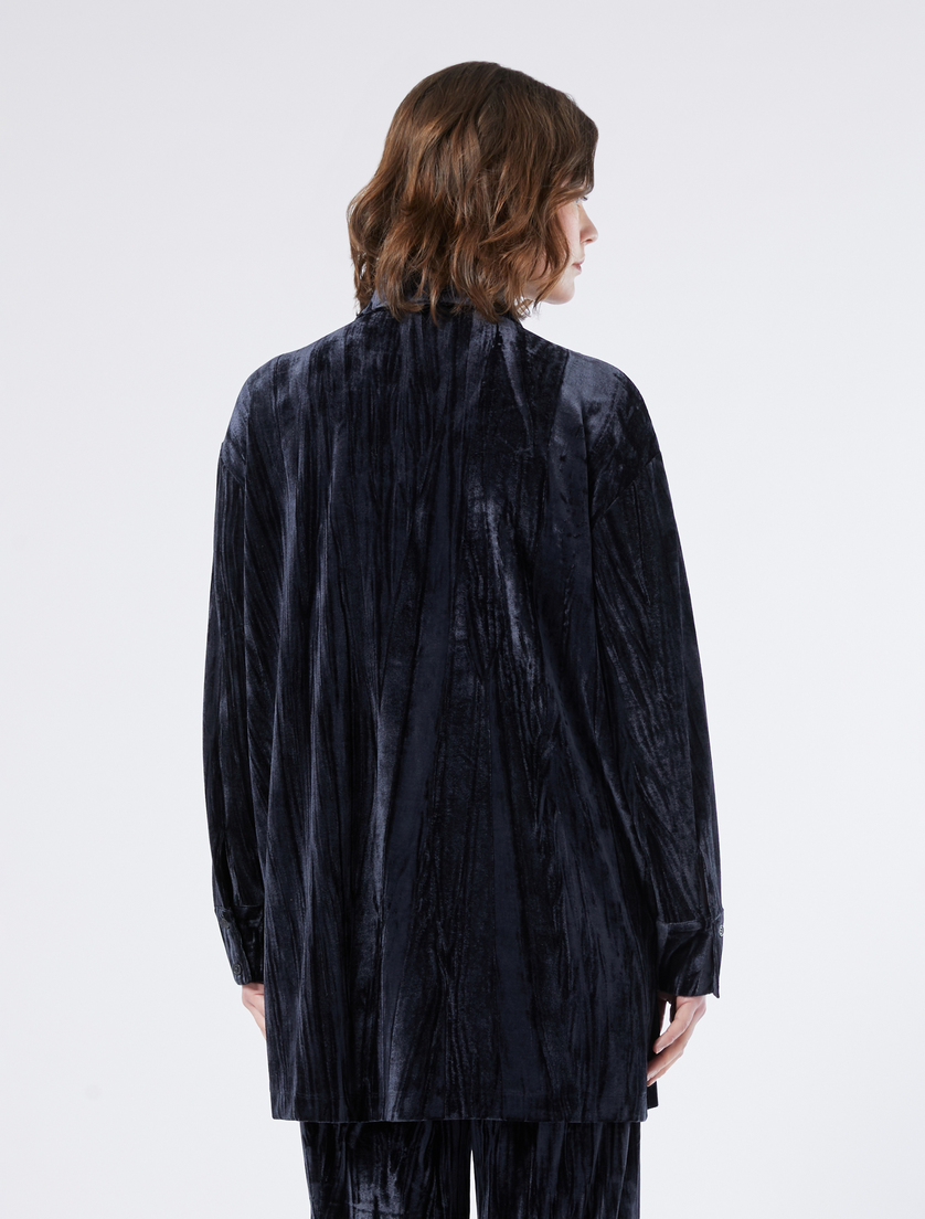 Velvet jersey tunic - MIDNIGHTBLUE - Marina Rinaldi - 4 Velvet jersey tunic - MIDNIGHTBLUE - Marina Rinaldi - 4