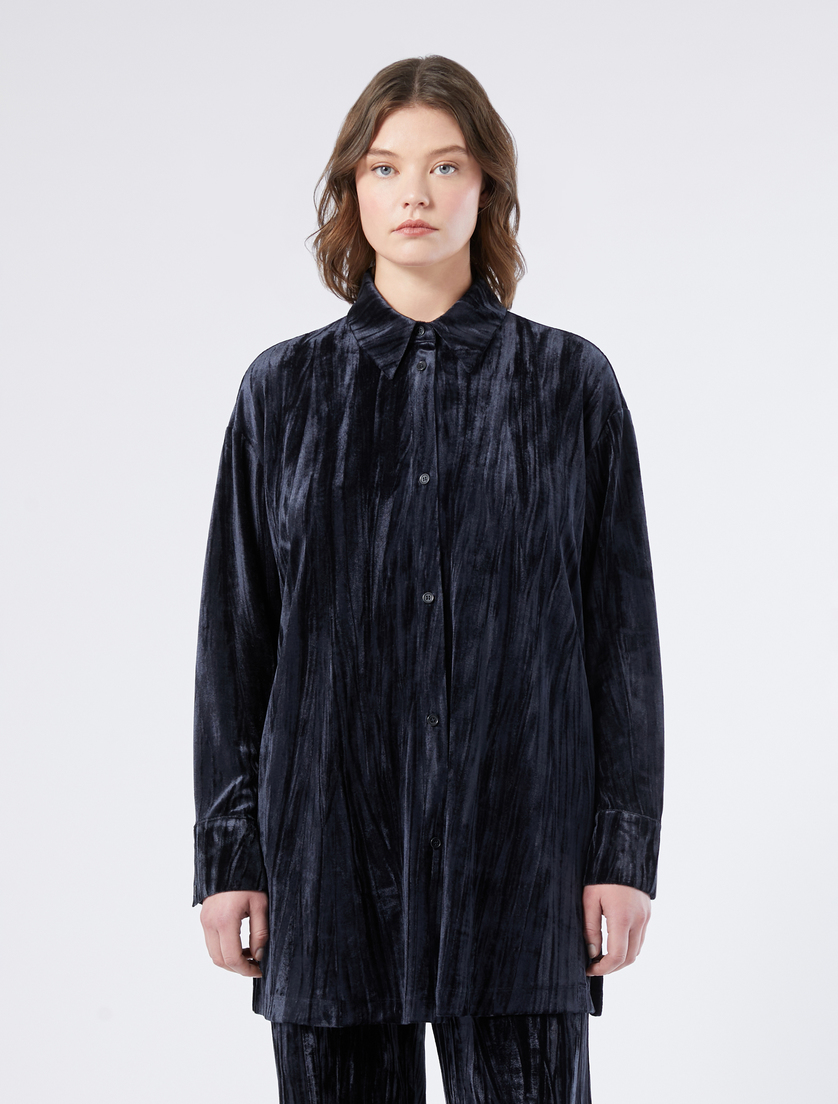 Velvet jersey tunic - Marina Rinaldi