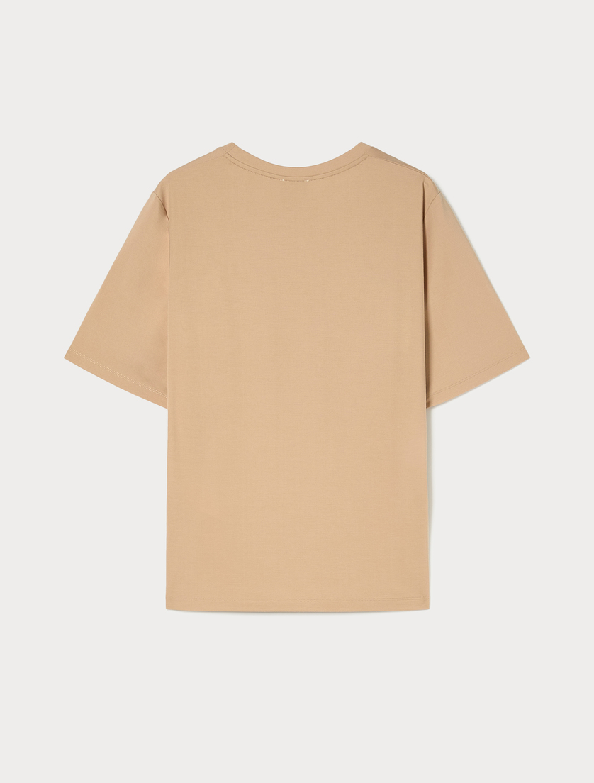 Jersey T-shirt - BEIGE - Marina Rinaldi - 4
