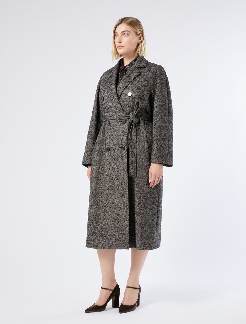 Wool tweed coat - HAVANA BLACK - Marina Rinaldi - 3