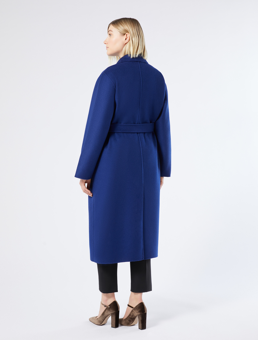 Double-faced wool coat - BLUE PURPLE - Marina Rinaldi - 4 Double-faced wool coat - BLUE PURPLE - Marina Rinaldi - 4