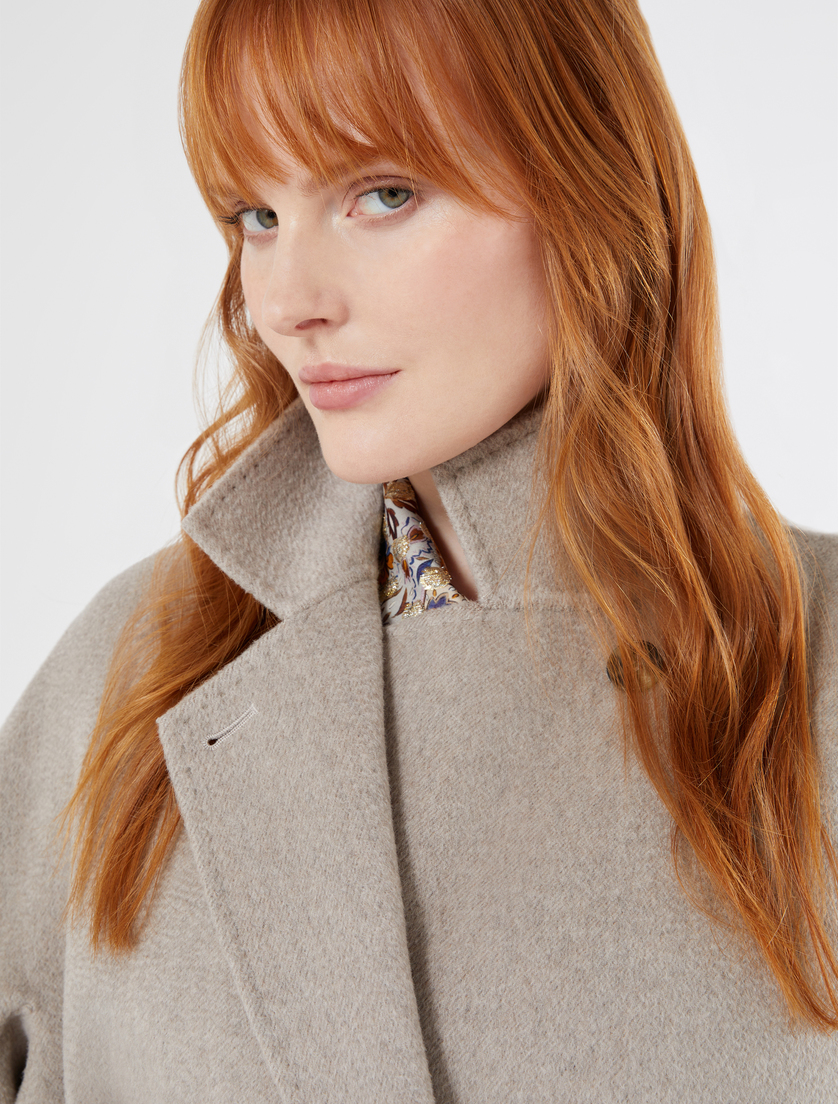 Double-faced wool coat - TURTLEDOVE GREY - Marina Rinaldi - 6 Double-faced wool coat - TURTLEDOVE GREY - Marina Rinaldi - 6