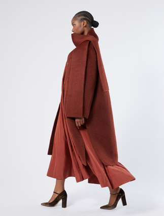 Double-faced wool and alpaca coat - Marina Rinaldi