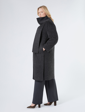 Double-faced wool and alpaca coat - Marina Rinaldi