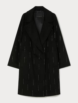 Pure wool broadcloth coat - Marina Rinaldi