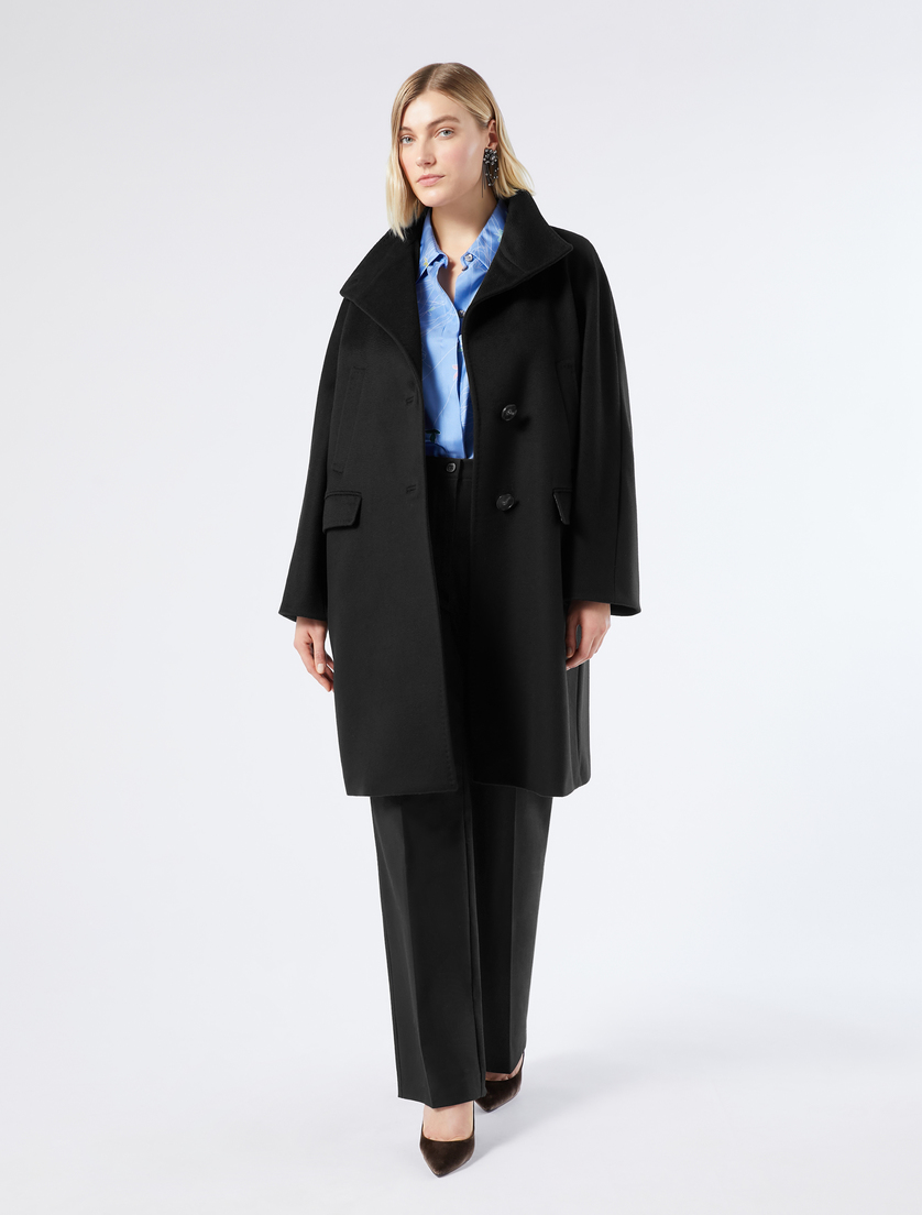 Manteau en drap de laine - NOIR - Marina Rinaldi - 2
