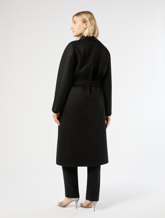 Double-sided cashmere coat - BLACK - Marina Rinaldi - 4