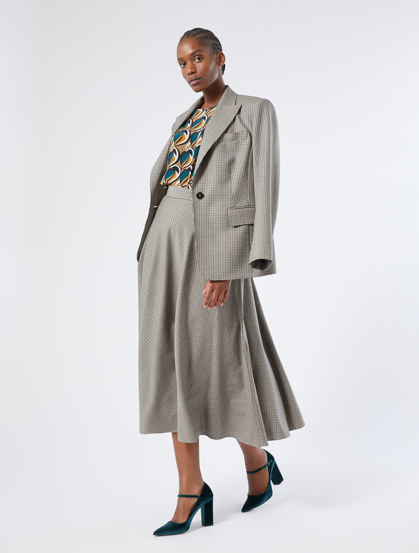 Pure wool twill blazer jacket - CAMEL - Marina Rinaldi - 2 Pure wool twill blazer jacket - CAMEL - Marina Rinaldi - 2