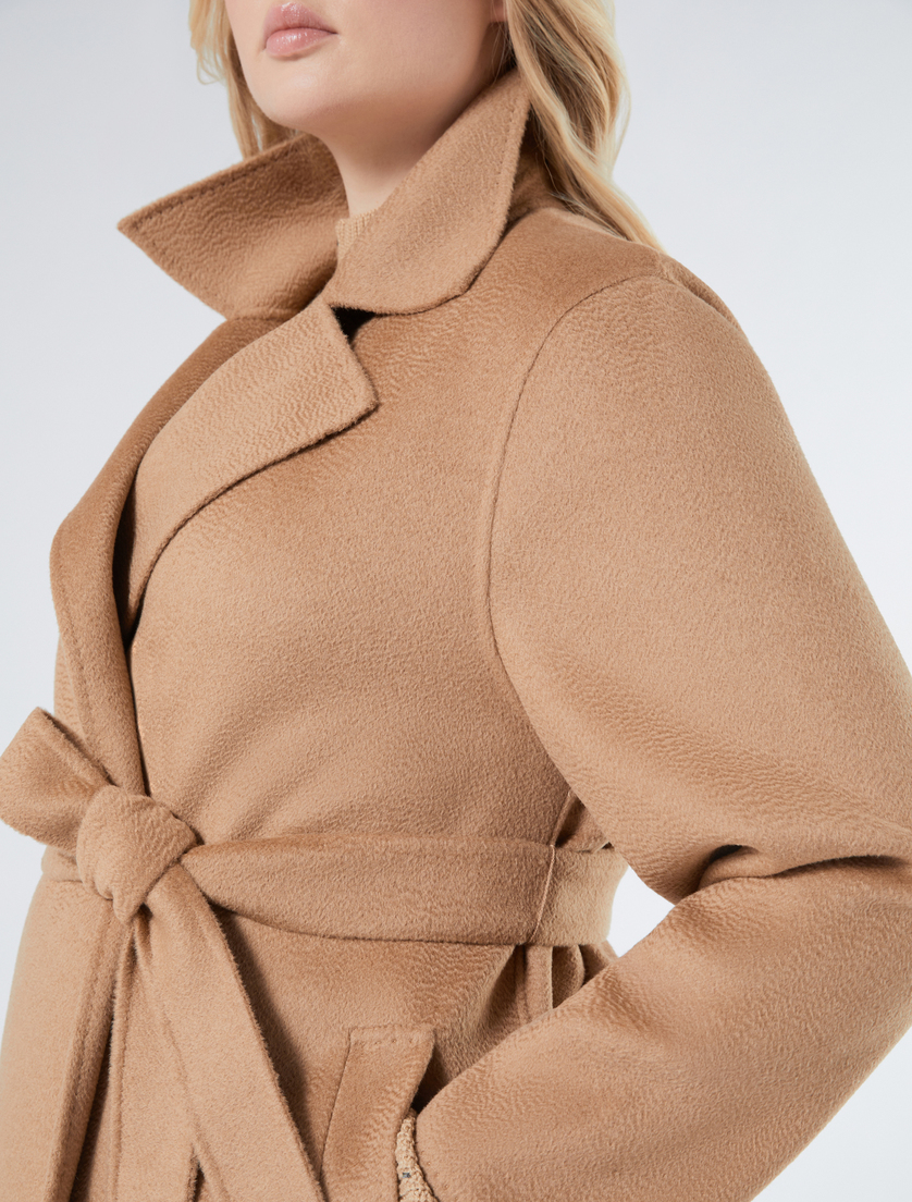 Wool broadcloth heavy jacket - CAMEL - Marina Rinaldi - 5 Wool broadcloth heavy jacket - CAMEL - Marina Rinaldi - 5