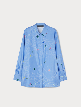 Silk twill shirt - Marina Rinaldi