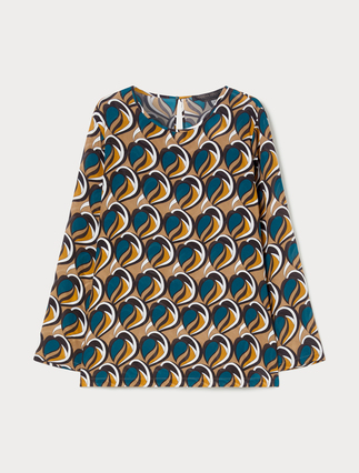 Crepe de chine blouse - Marina Rinaldi