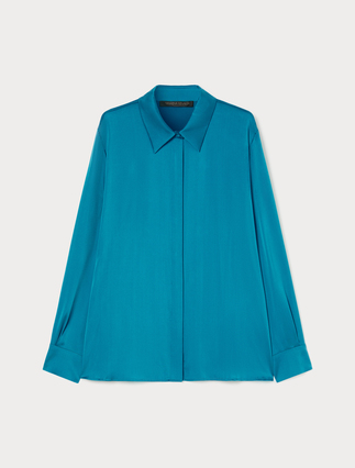 Silk satin shirt - Marina Rinaldi
