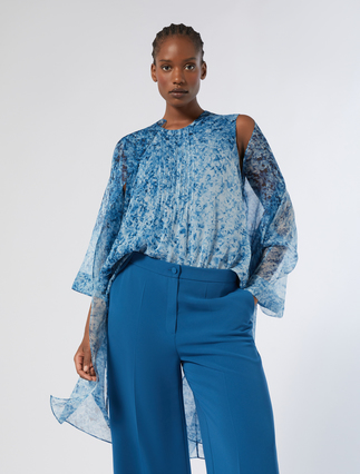 Silk georgette shirt - Marina Rinaldi