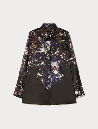 Silk satin shirt - Marina Rinaldi