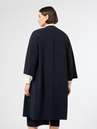 Triacetate cady duster coat - MIDNIGHTBLUE - Marina Rinaldi - 4