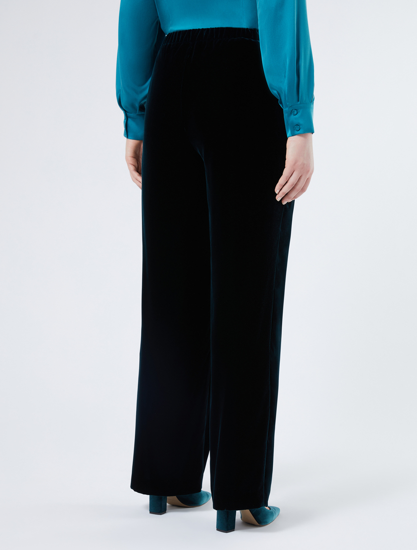 Velvet trousers - OIL - Marina Rinaldi - 4