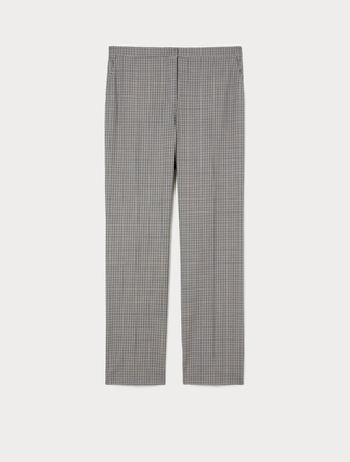 Pure wool twill trousers - Marina Rinaldi