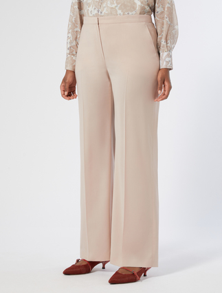 Wool canvas trousers - PINK
