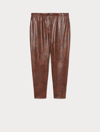 Coated fabric trousers - Marina Rinaldi