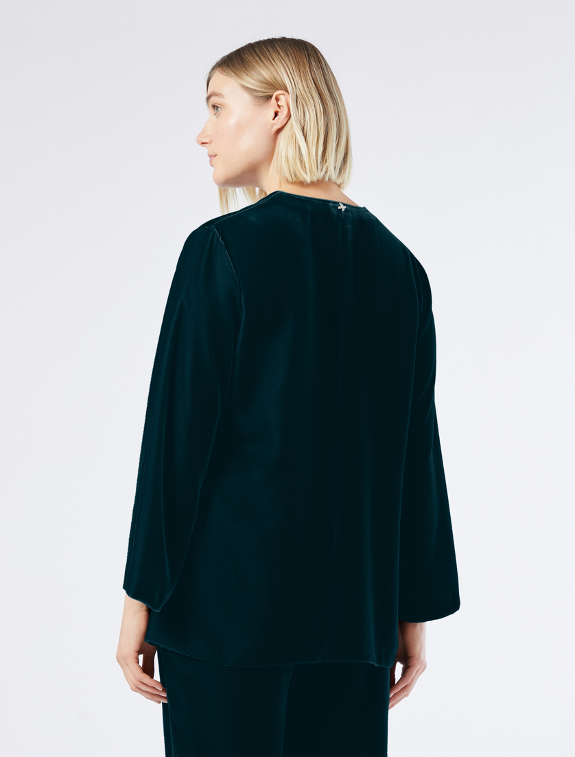 Velvet tunic - OIL - Marina Rinaldi - 4
