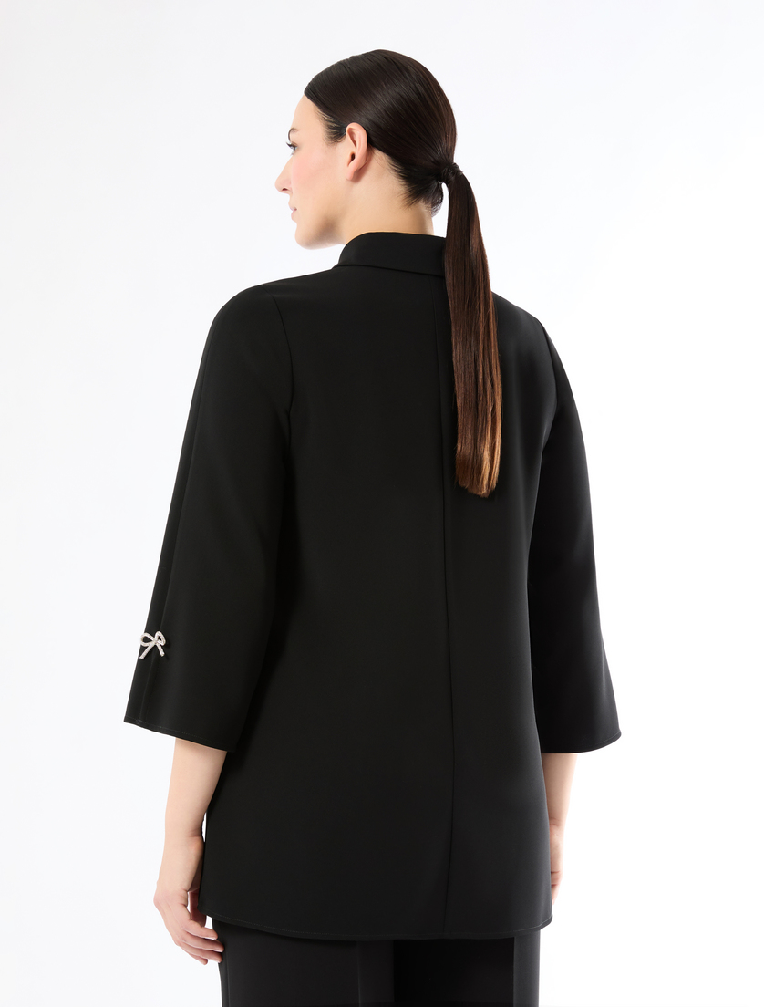 Cady tunic with rhinestones - BLACK - Marina Rinaldi - 4