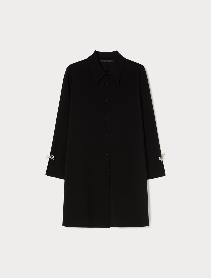 Cady tunic with rhinestones - BLACK - Marina Rinaldi