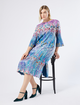 Silk Habotai dress - Marina Rinaldi