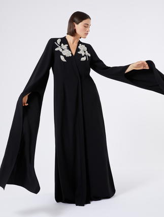 Long cady dress with embroidery - Marina Rinaldi