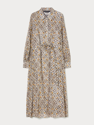Gold fil coupé dress - Marina Rinaldi