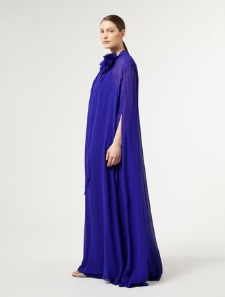 Silk georgette dress - PURPLE - Marina Rinaldi - 6