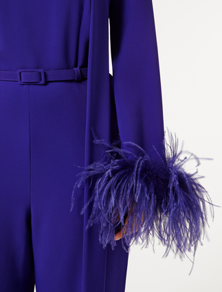 Crêpe cady jumpsuit - PURPLE - Marina Rinaldi - 5