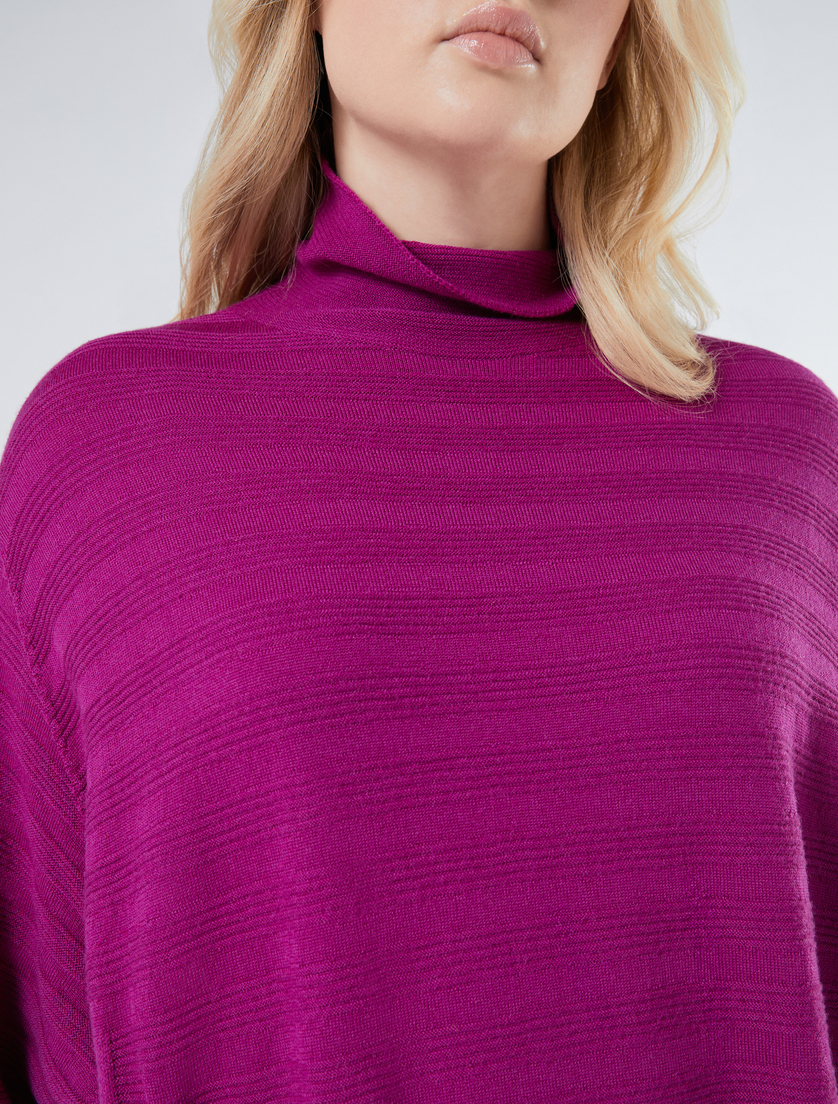 Kleid aus reiner Wolle - FUCHSIE - Marina Rinaldi - 5 Kleid aus reiner Wolle - FUCHSIE - Marina Rinaldi - 5