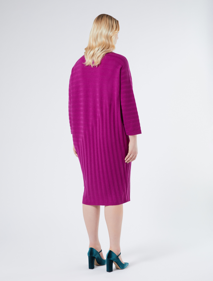 Kleid aus reiner Wolle - FUCHSIE - Marina Rinaldi - 4 Kleid aus reiner Wolle - FUCHSIE - Marina Rinaldi - 4