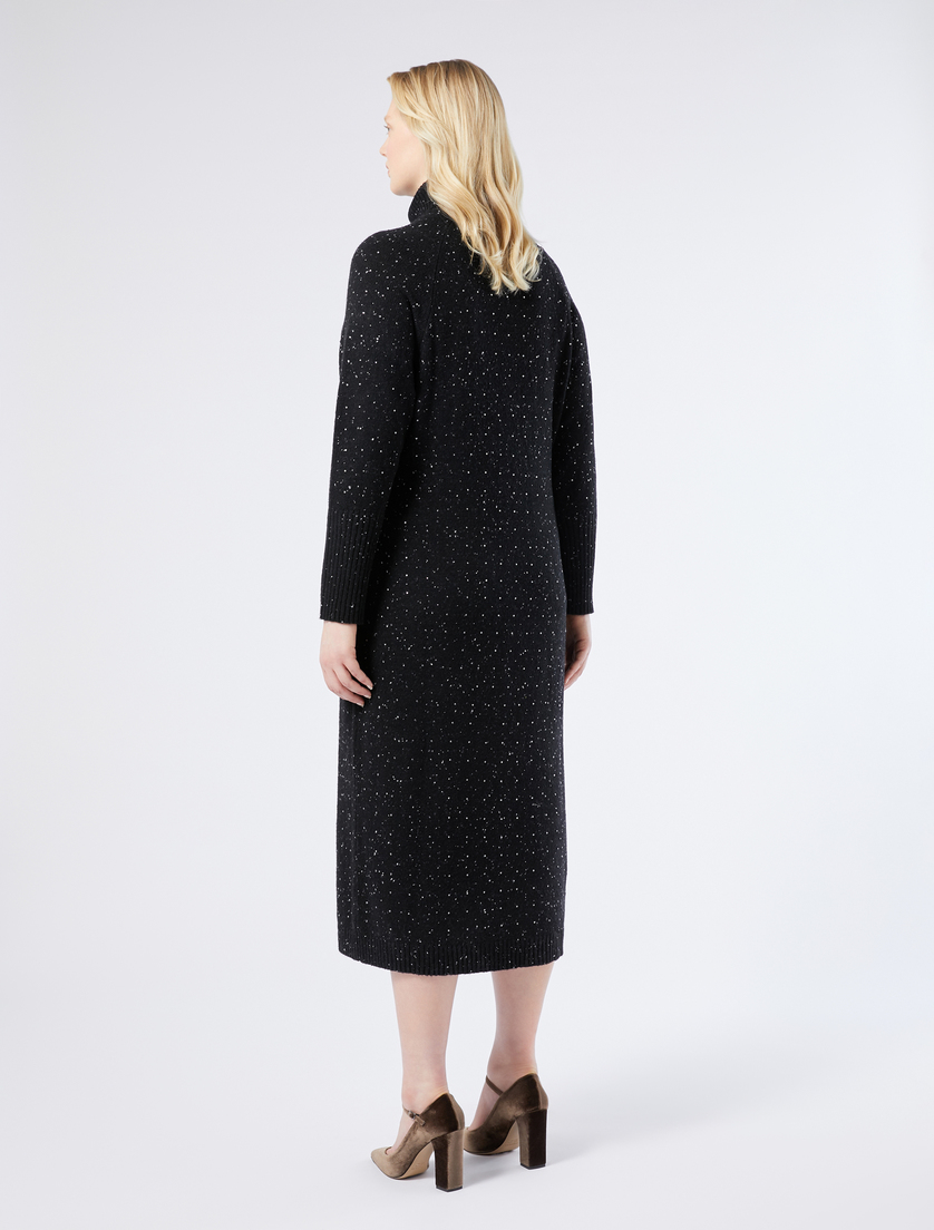Strickkleid mit Strass - SCHWARZ - Marina Rinaldi - 4 Strickkleid mit Strass - SCHWARZ - Marina Rinaldi - 4