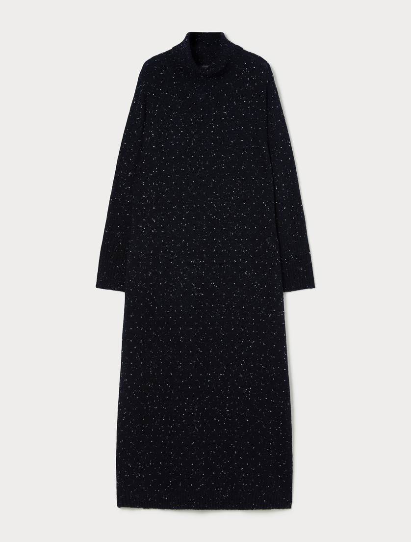 Strickkleid mit Strass - SCHWARZ - Marina Rinaldi Strickkleid mit Strass - SCHWARZ - Marina Rinaldi