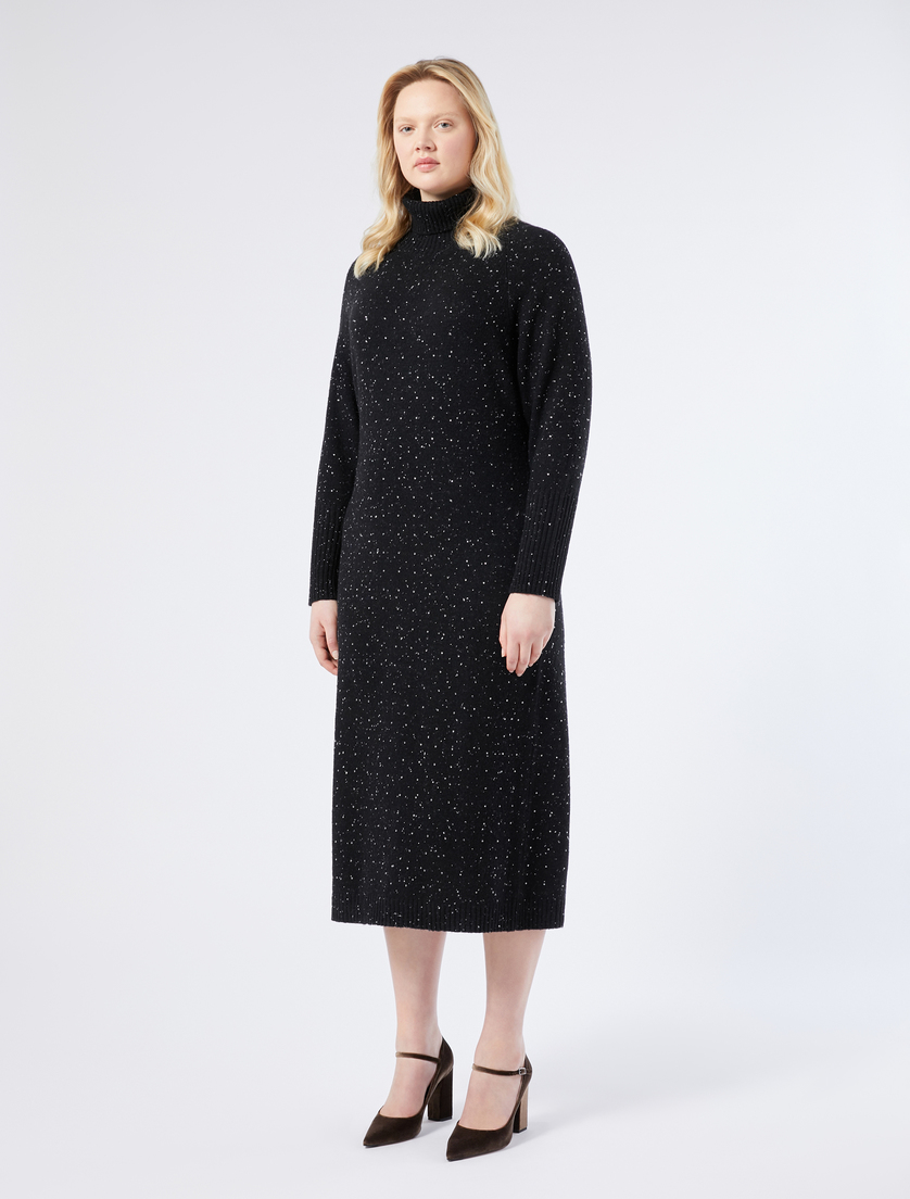 Strickkleid mit Strass - SCHWARZ - Marina Rinaldi - 3 Strickkleid mit Strass - SCHWARZ - Marina Rinaldi - 3