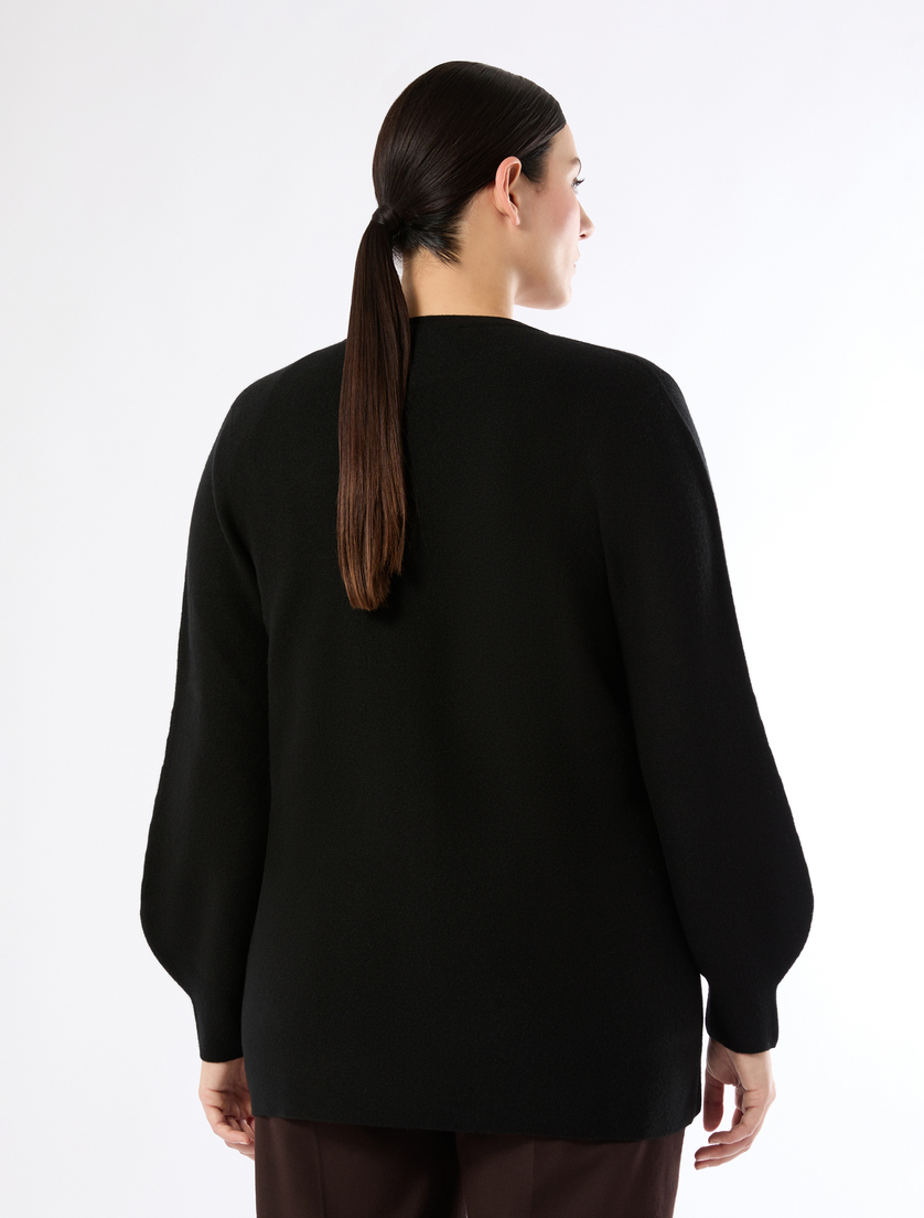 Pure cashmere cardigan - BLACK - Marina Rinaldi - 4