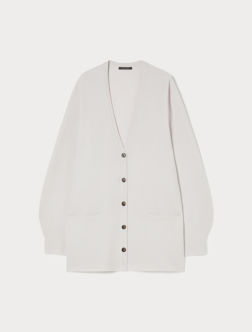 Cardigan aus reinem Kaschmir - ROSAGRAU - Marina Rinaldi Cardigan aus reinem Kaschmir - ROSAGRAU - Marina Rinaldi