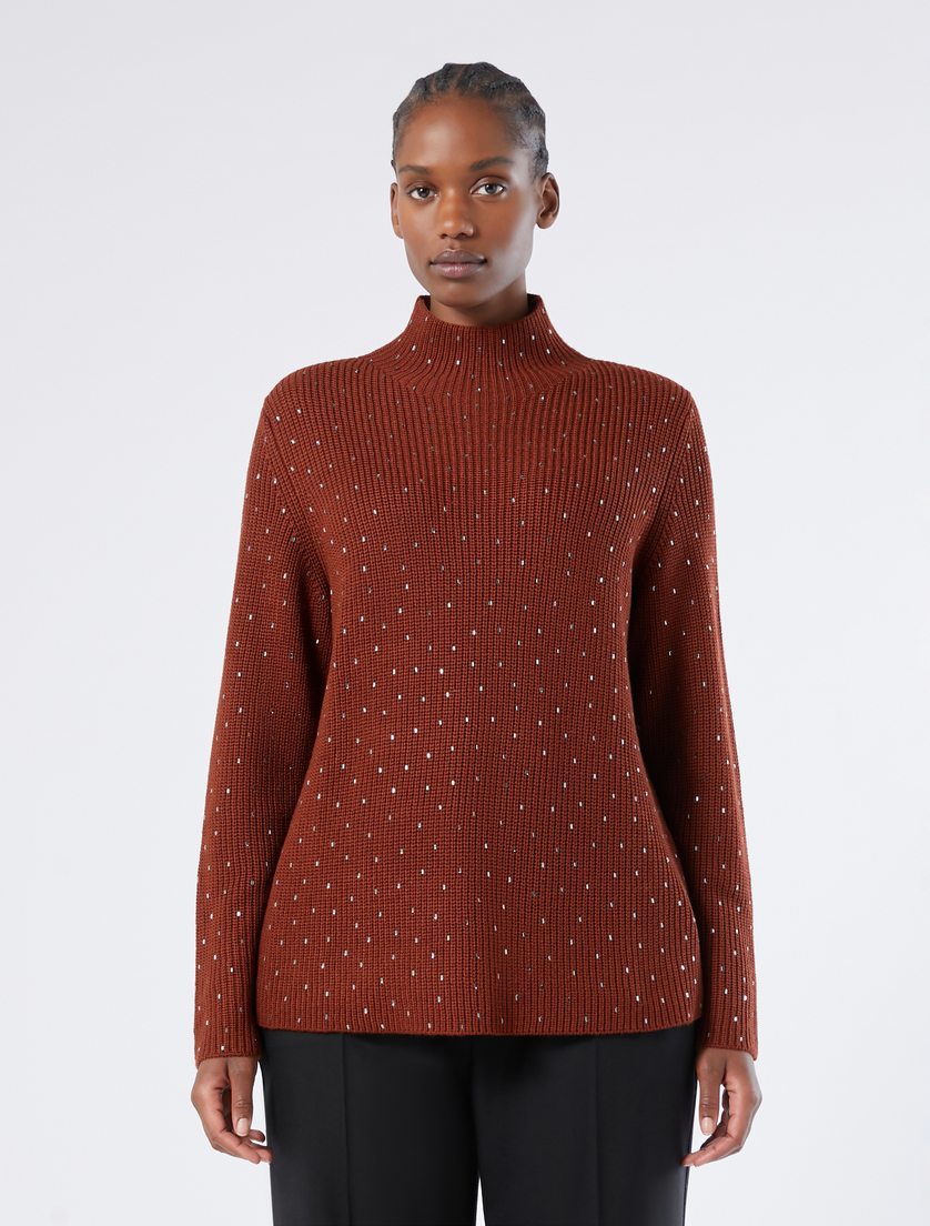 Pullover aus Wollmischung mit Strass - TABACK - Marina Rinaldi - 3 Pullover aus Wollmischung mit Strass - TABACK - Marina Rinaldi - 3