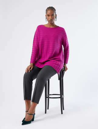 Oversize-Pullover aus reiner Wolle - Marina Rinaldi