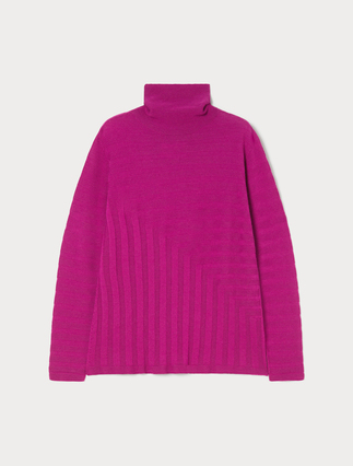 Rollkragenpullover aus reiner Wolle - Marina Rinaldi